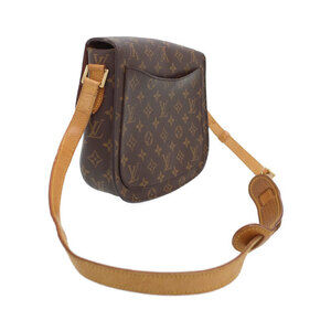 Louis Vuitton Monogram Saint Brown Bag Shoulder Leather Cloud